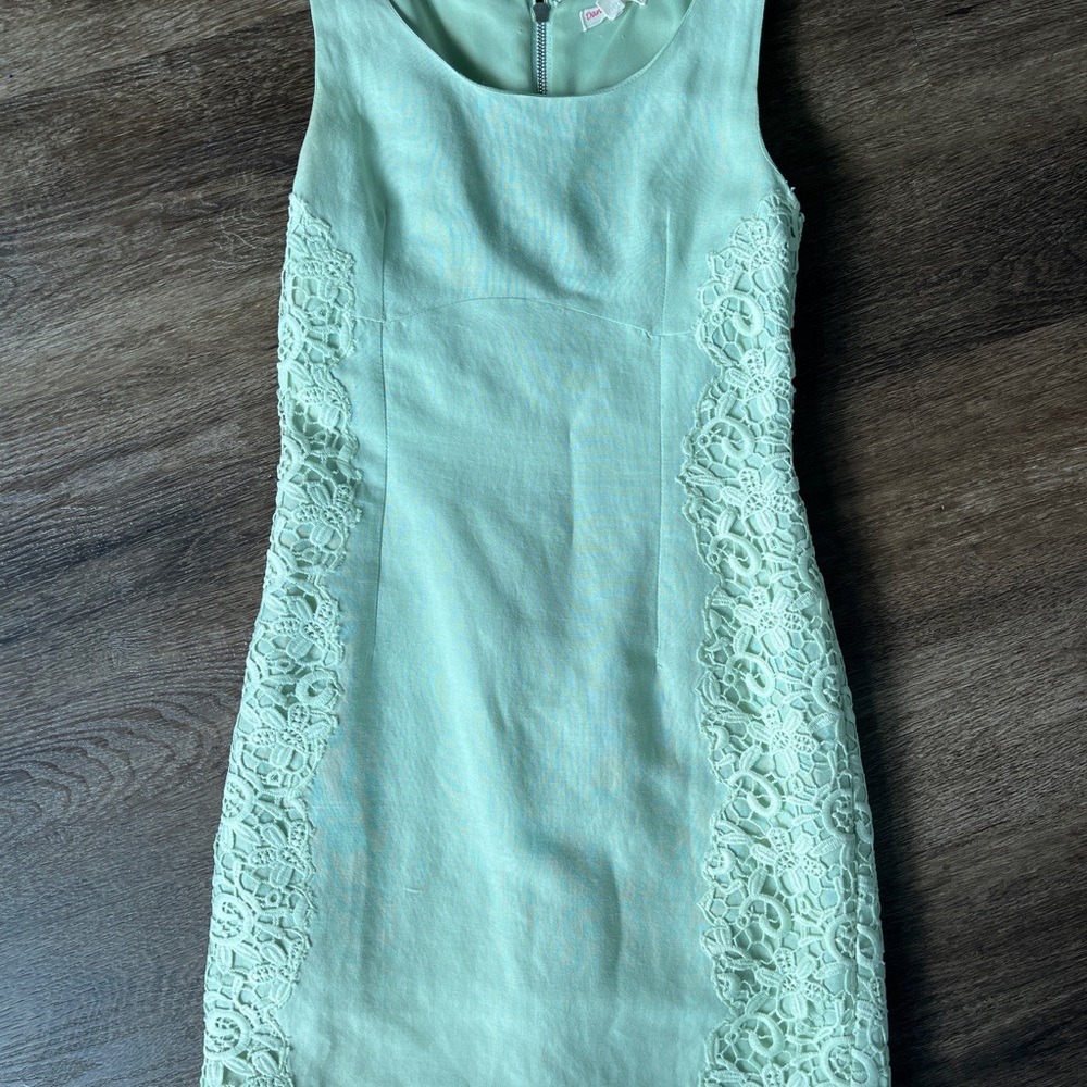 Mint Green Lace Dress